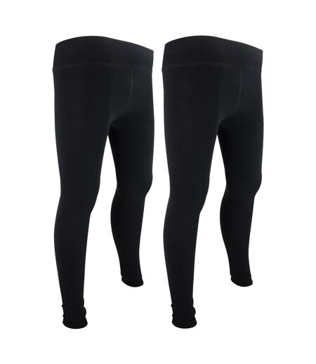 2 Pack Ladies Thermal Bottoms Leggings for Winter