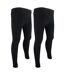 2 Pack Ladies Thermal Bottoms Leggings for Winter-1