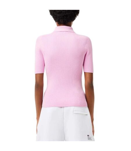 Polo femme rose Lacoste