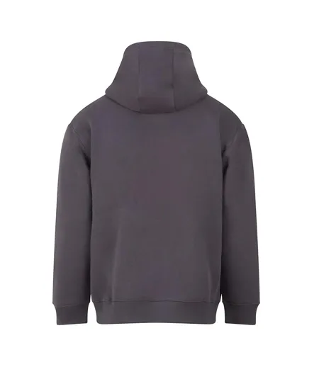 Mens Vision Heavyweight Full Zip Hoodie Solid Charcoal Awdis