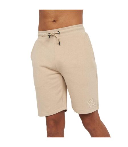 Short de jogging barreca homme beige gris Born Rich