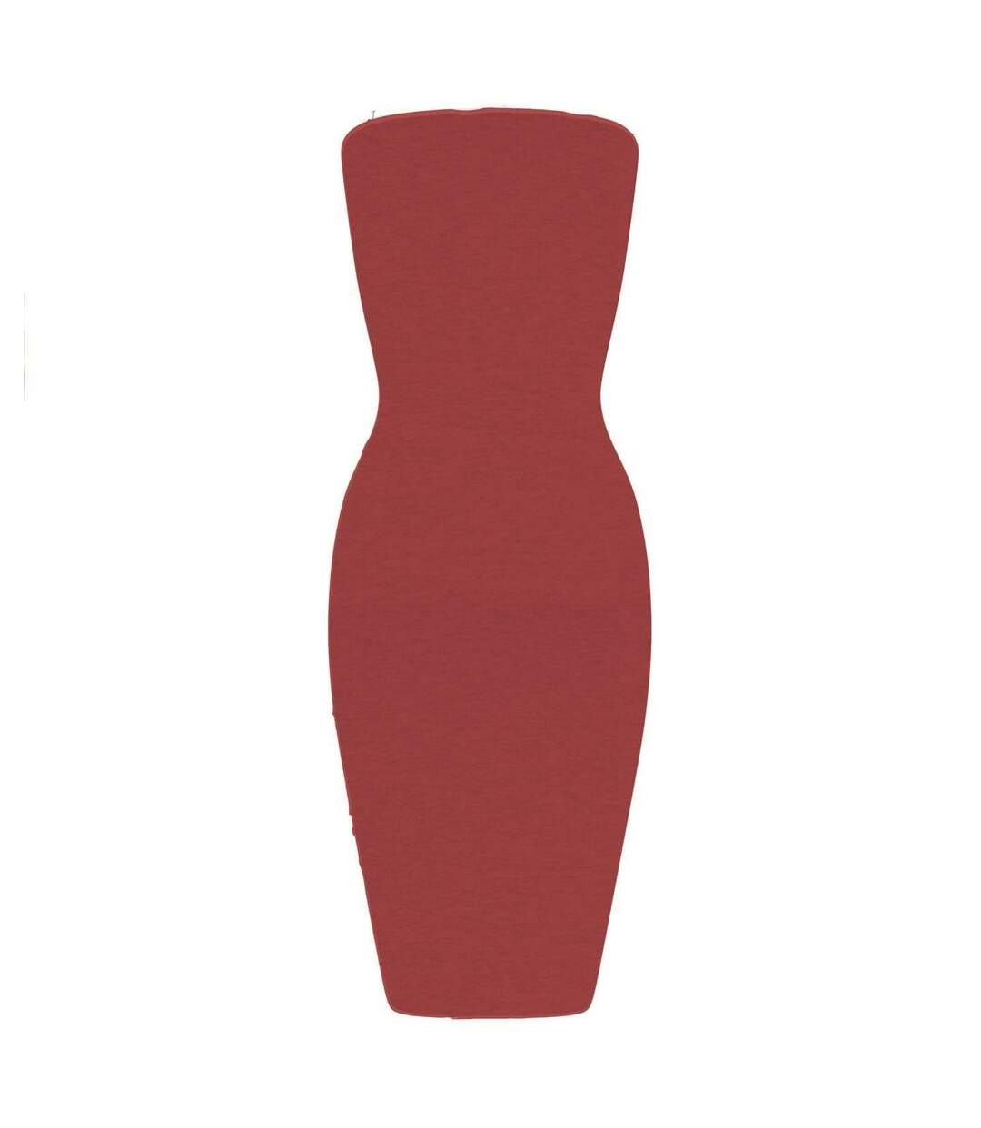 Robe Moulante Femme Rouge Pastel Honeyz-2