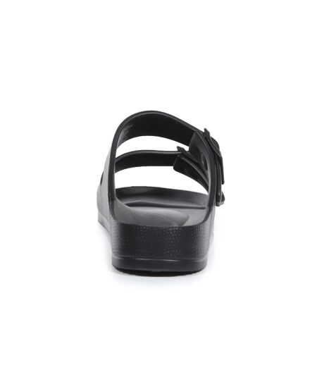 Womens/ladies Brooklyn Dual Straps Sandals Black Regatta