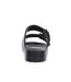 Womens/ladies Brooklyn Dual Straps Sandals Black Regatta-2