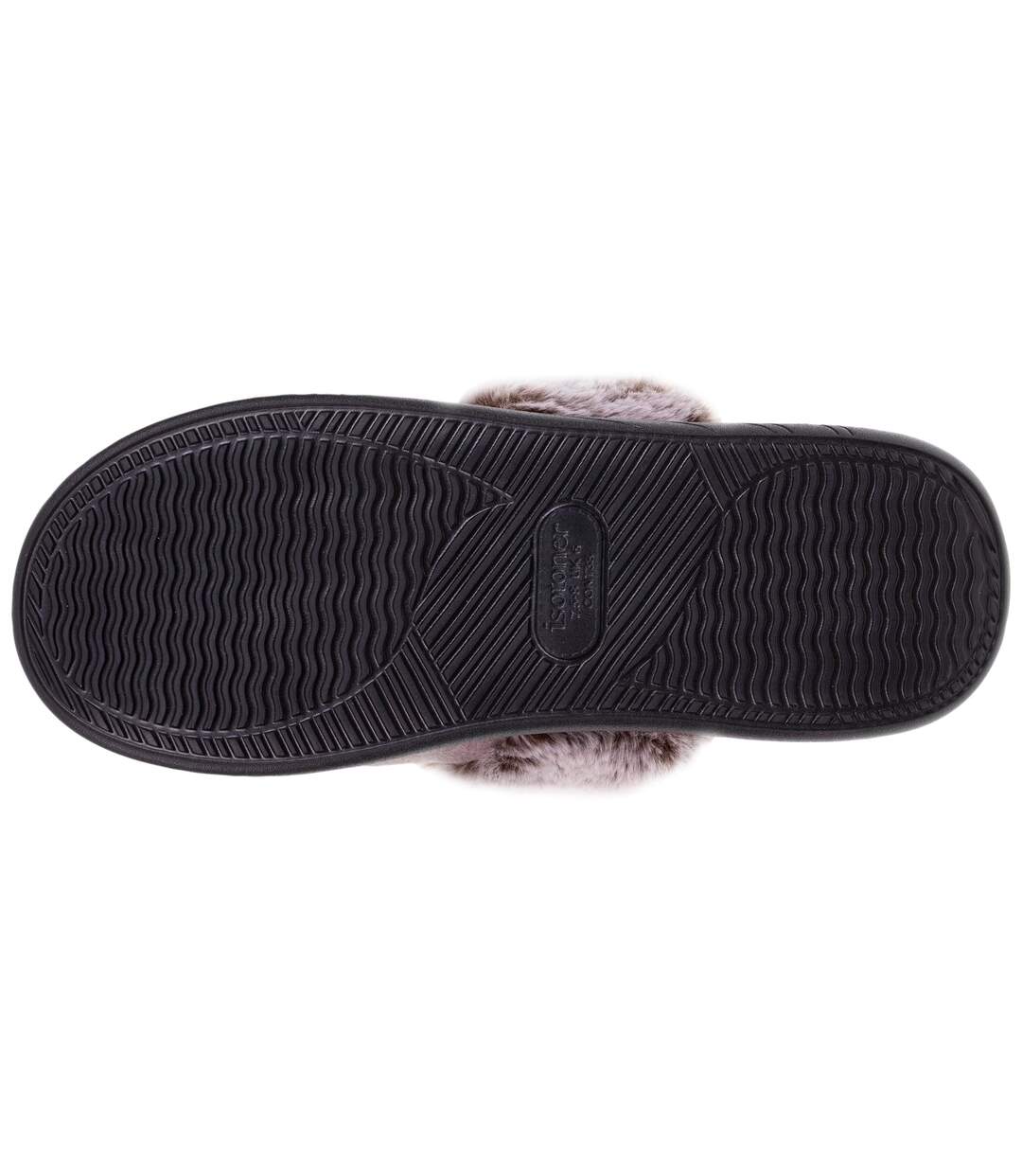 Isotoner Chaussons Mules femme ultra confortables et légères (technologie everywear™ ), semelle à mémoire de forme-5