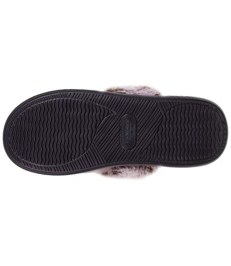 Isotoner Chaussons Mules femme ultra confortables et légères (technologie everywear™ ), semelle à mémoire de forme