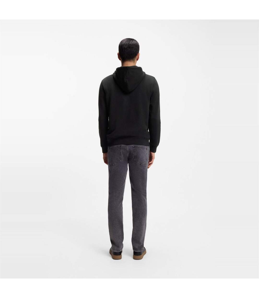 Mens Wetalk Pullover Hoodie Jet Black Boss-3