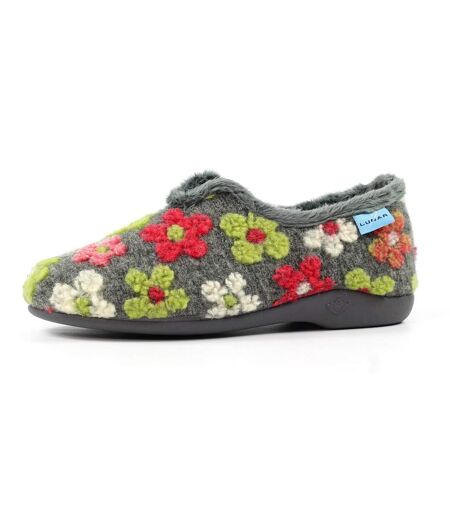 Chaussons Lychee Femme Gris Lunar