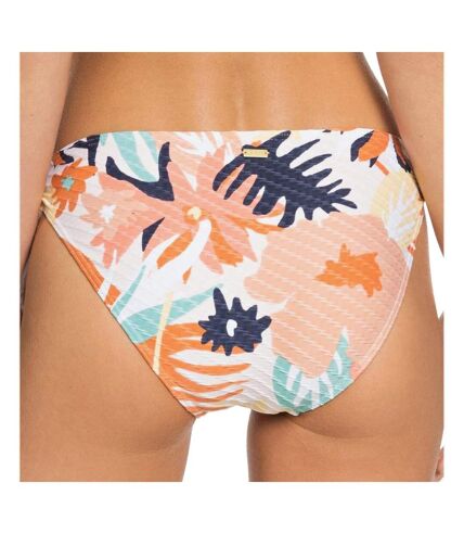 Bas de Bikini Blanc à fleurs Femme Roxy Swim The Sea - M