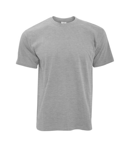 B&C Exact 190 Mens Crew Neck Short Sleeve T-Shirt (Sport Gray)