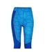 Womens/ladies Series-5 Performance Leggings Navy Marl Skins-3