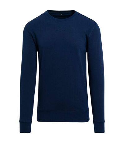 Sweat-shirt col ras-du-cou homme bleu marine Build Your Brand