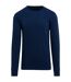 Sweat-shirt col ras-du-cou homme bleu marine Build Your Brand