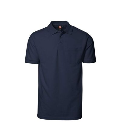 Polo hommes bleu marine ID