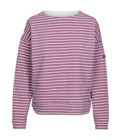 Trespass Womens/Ladies Soothing Striped Marl Top (Light Mulberry)