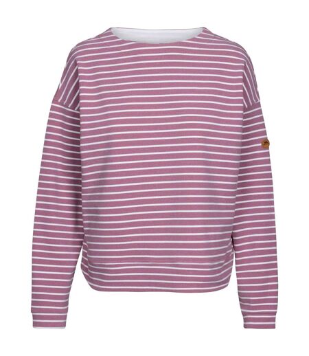 Trespass Womens/Ladies Soothing Striped Marl Top (Light Mulberry) - UTTP6511