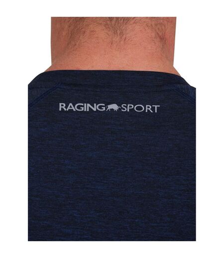 T-shirt performance homme bleu marine Raging Bull