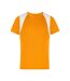 T-shirt Course À Pied Homme Orange Blanc James And Nicholson-1