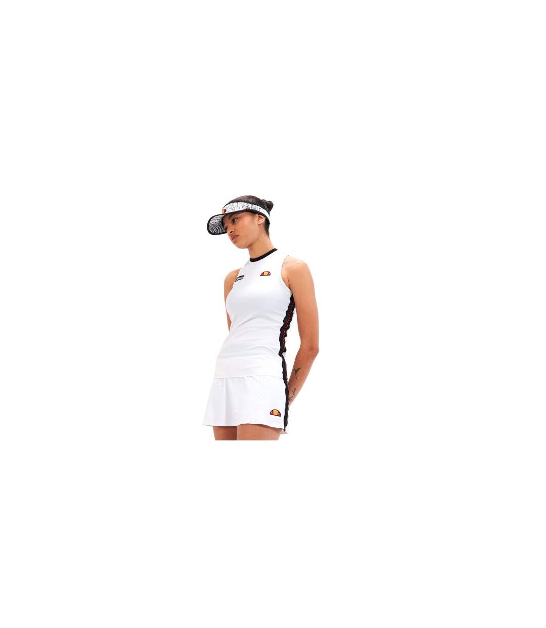 Débardeur Freden Femme Blanc Noir Ellesse-1