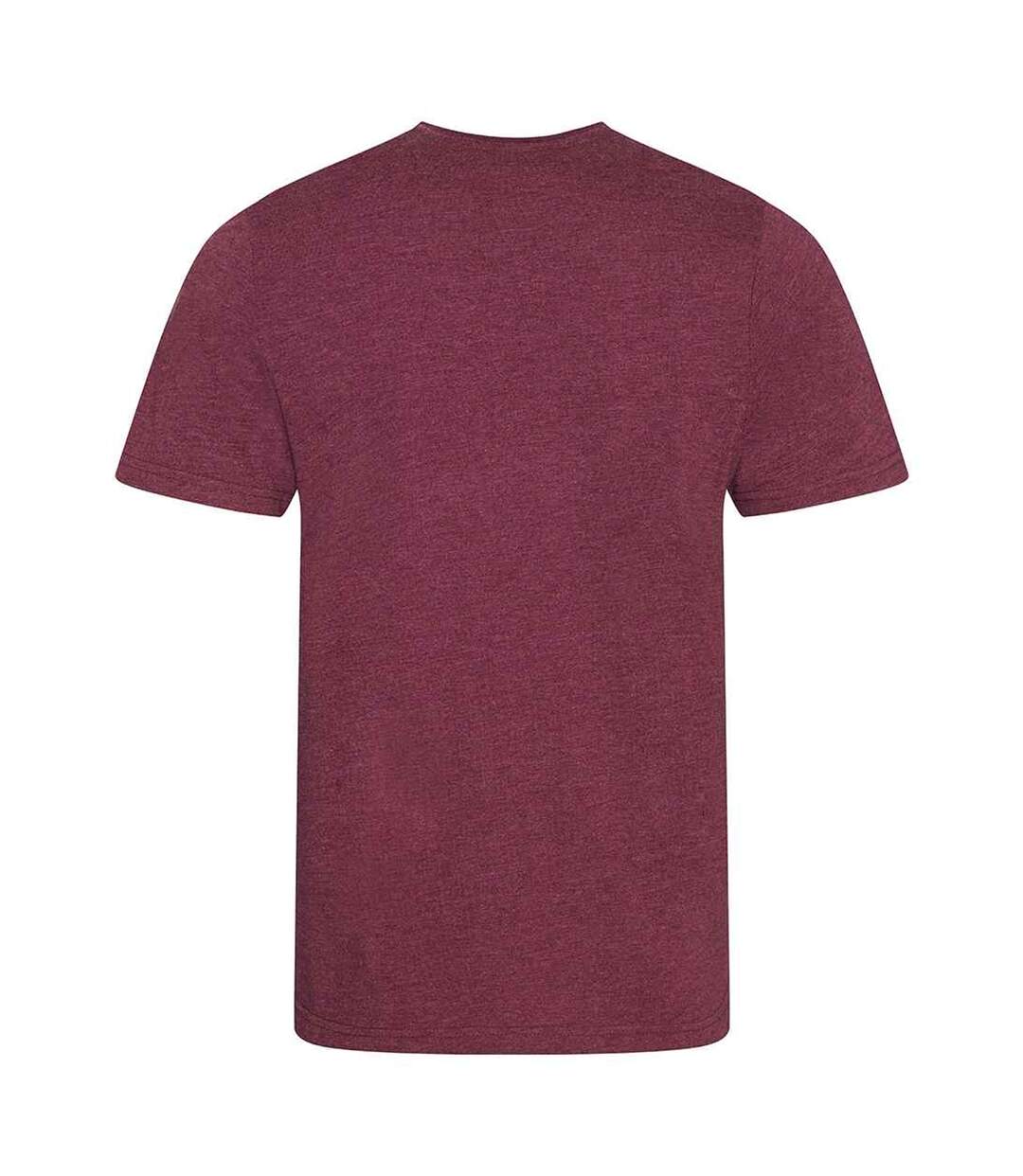 Tee-shirt tri blend hommes bordeaux chiné AWDis-2