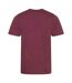 Tee-shirt tri blend hommes bordeaux chiné AWDis-2