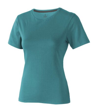 Elevate Womens/Ladies Nanaimo Short Sleeve T-Shirt (Aqua) - UTPF1808