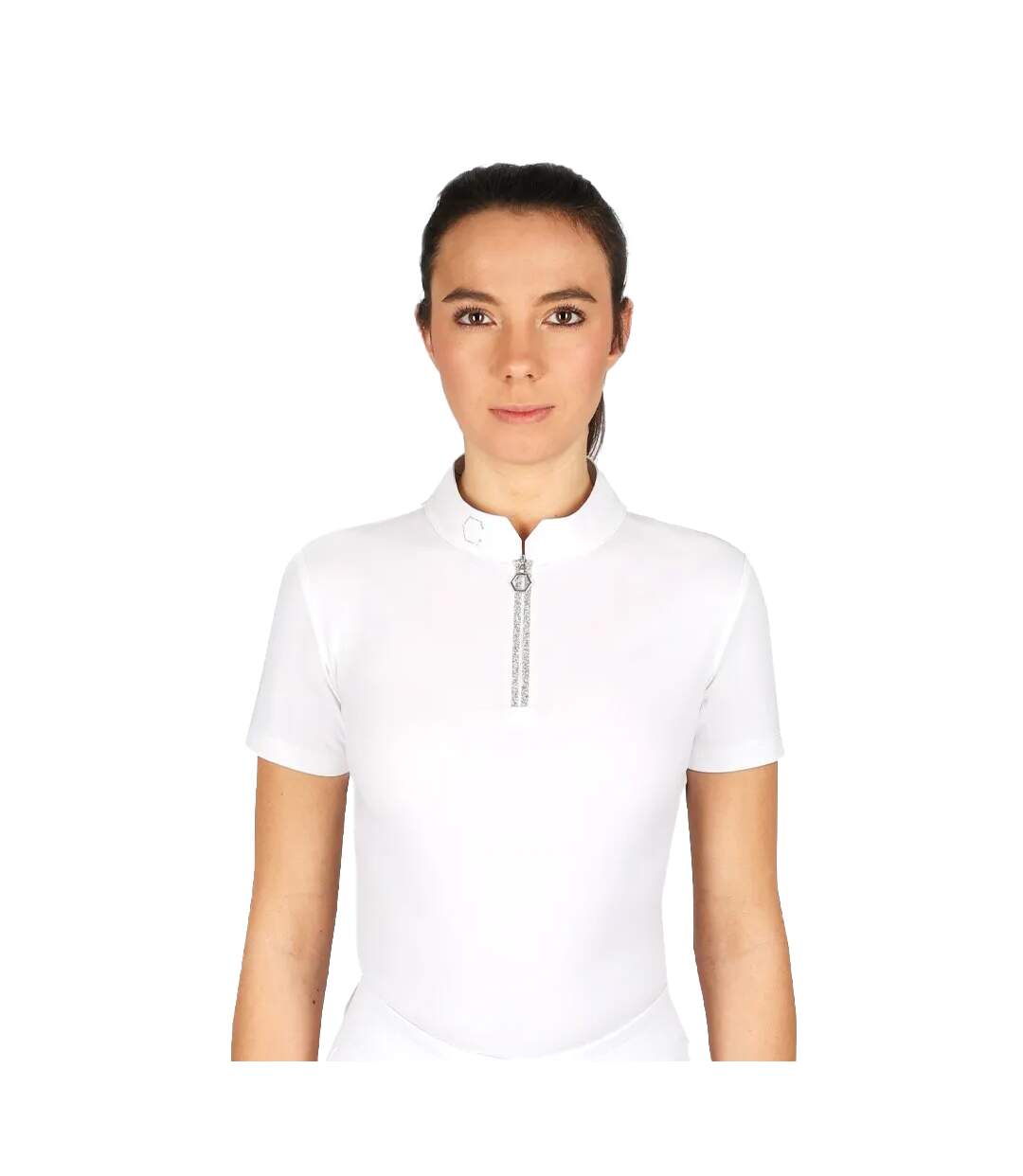 Womens/ladies elrick show shirt glacier/boulevard Coldstream-1