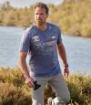 2er-Pack T-Shirts mit grossem Aufdruck Atlas For Men