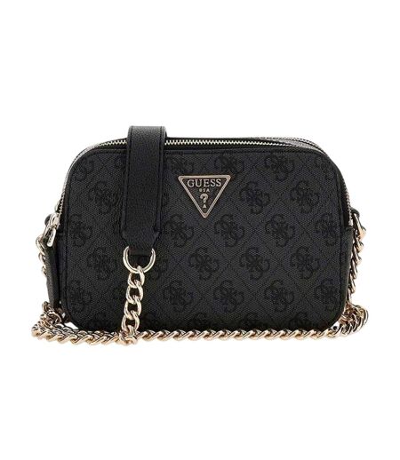 Noelle Ii Faux Leather Camera Bag One Size Coal Guess