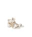 Womens/ladies Tommi Barely There Medium Block Heel Sandals White Dorothy Perkins-1