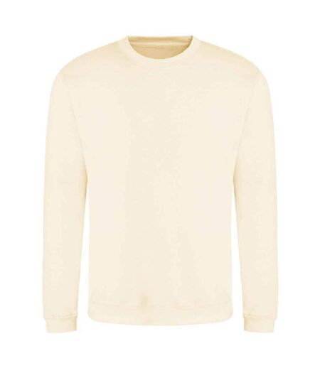 AWDis Just Hoods AWDis Unisex Crew Neck Plain Sweatshirt (280 GSM) (Cream) - UTPC2103