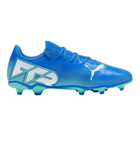Mens Future 7 Play Firm Ground Football Boots Blue White Puma
