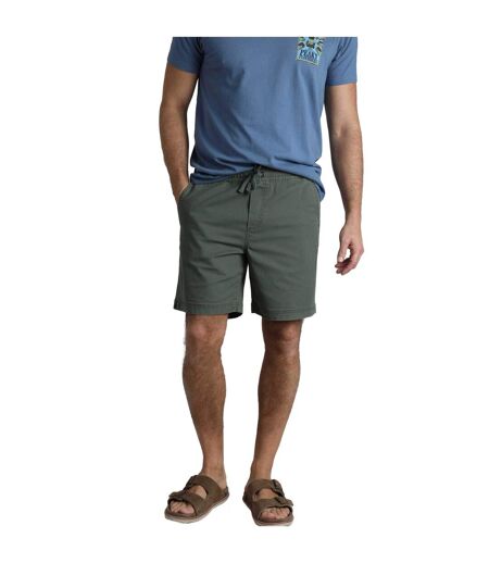 Mens weston canvas shorts army green Weird Fish