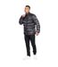 Mens Carlito Camo Oversized Padded Jacket Black Born Rich-1