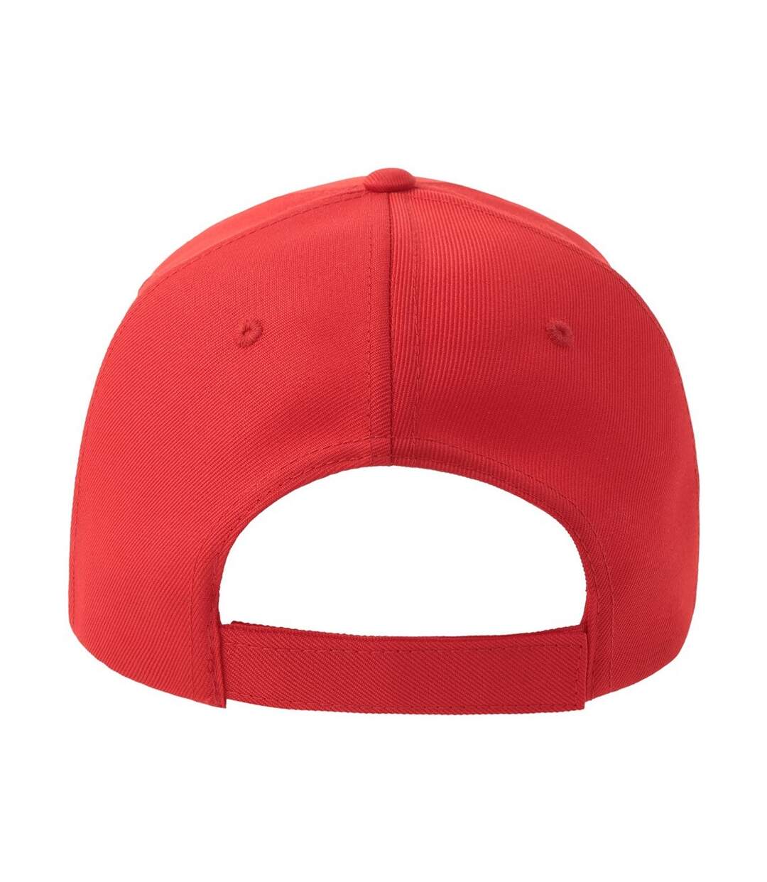 Casquette De Baseball Motif/style 5 Panneaux Recy Five Piping Adulte Rouge Blanc Atlantis Headwear-2