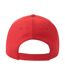 Casquette De Baseball Motif/style 5 Panneaux Recy Five Piping Adulte Rouge Blanc Atlantis Headwear-2