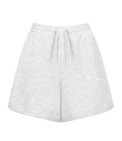 Womens/ladies Lightweight Shorts Grey Marl Slazenger