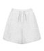 Womens/ladies Lightweight Shorts Grey Marl Slazenger-1