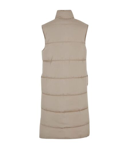 Doudoune Sans Manches Femme Beige Urban Classics