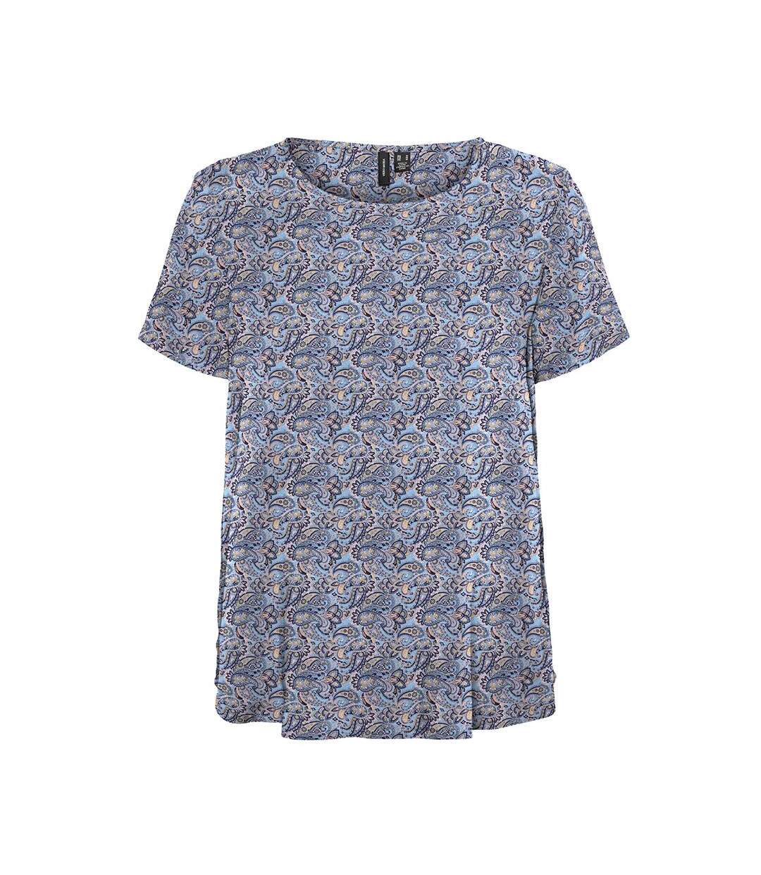 Blouse Bleu à Motifs Femme Vero Moda Easy - L-1