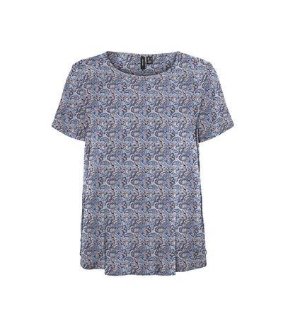 Blouse Bleu à Motifs Femme Vero Moda Easy - L