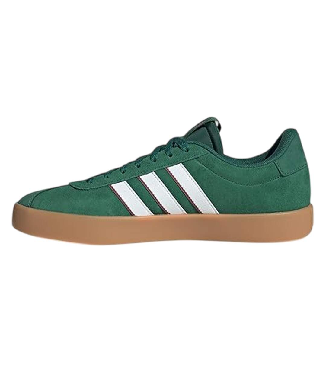 Mens Vl Court 3.0 3 Stripes Leather Shoes Core Black Adidas-4
