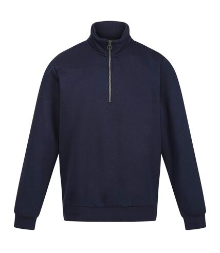 Regatta Mens Pro Quarter Zip Sweatshirt (Navy)