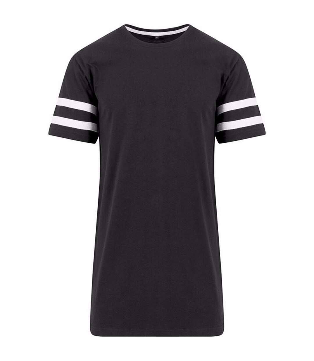 T-shirt à manches courtes homme noir/blanc Build Your Brand-1