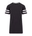 T-shirt à manches courtes homme noir/blanc Build Your Brand-1