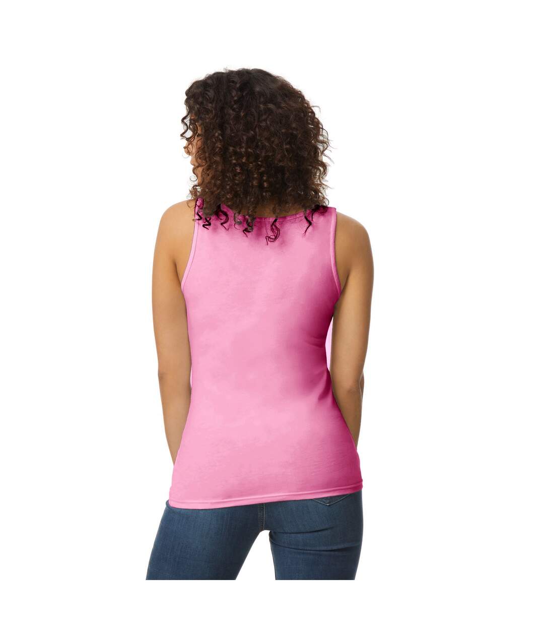 Débardeur softstyle femme violet fuchsia Gildan