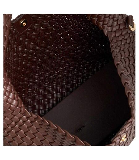 Sac Hobo Motif/style Tissage De Panier Taille Unique Marron Dune London