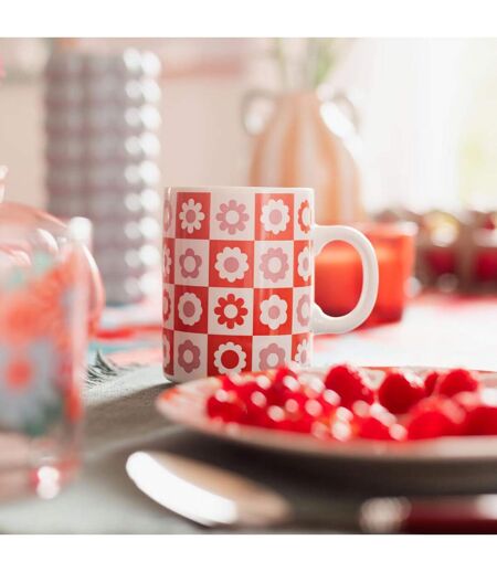 Coffret 2 Mugs en Porcelaine Chachapop 36cl Rose