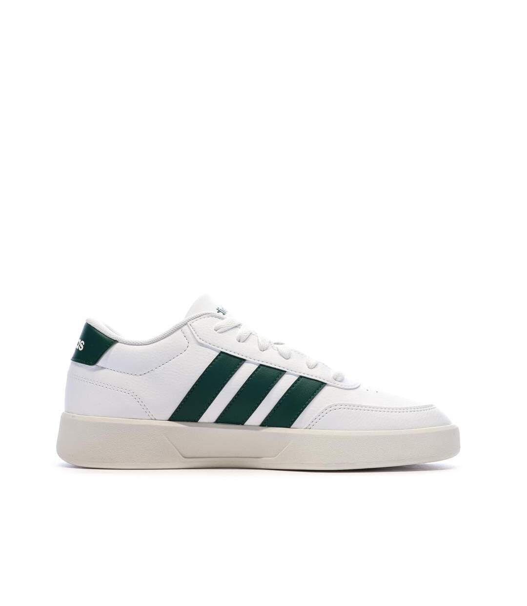 Baskets blanc/vert homme adidas breaknet 3.0-2