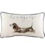 Evans Lichfield Oakwood Dog Cushion Cover (Brown/Gray/Off White)